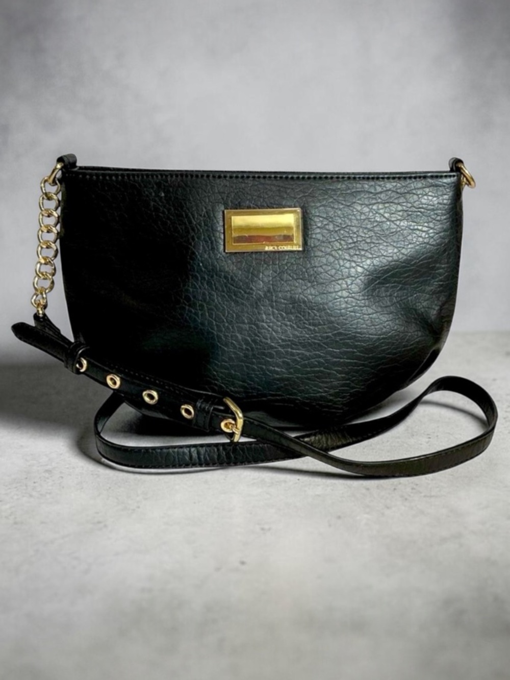 Juicy Couture Los Angeles Black Crossbody Bag Purse Shoulder Bag